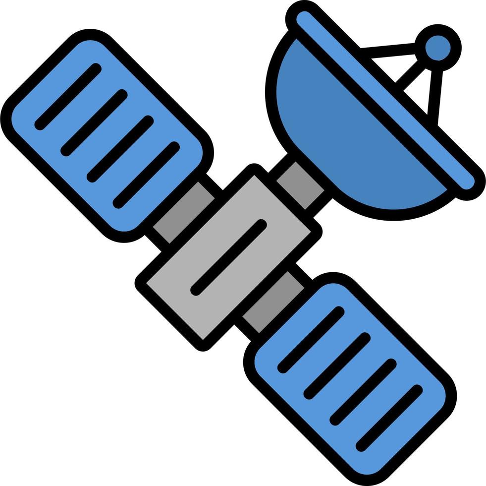 satelliet vector pictogram