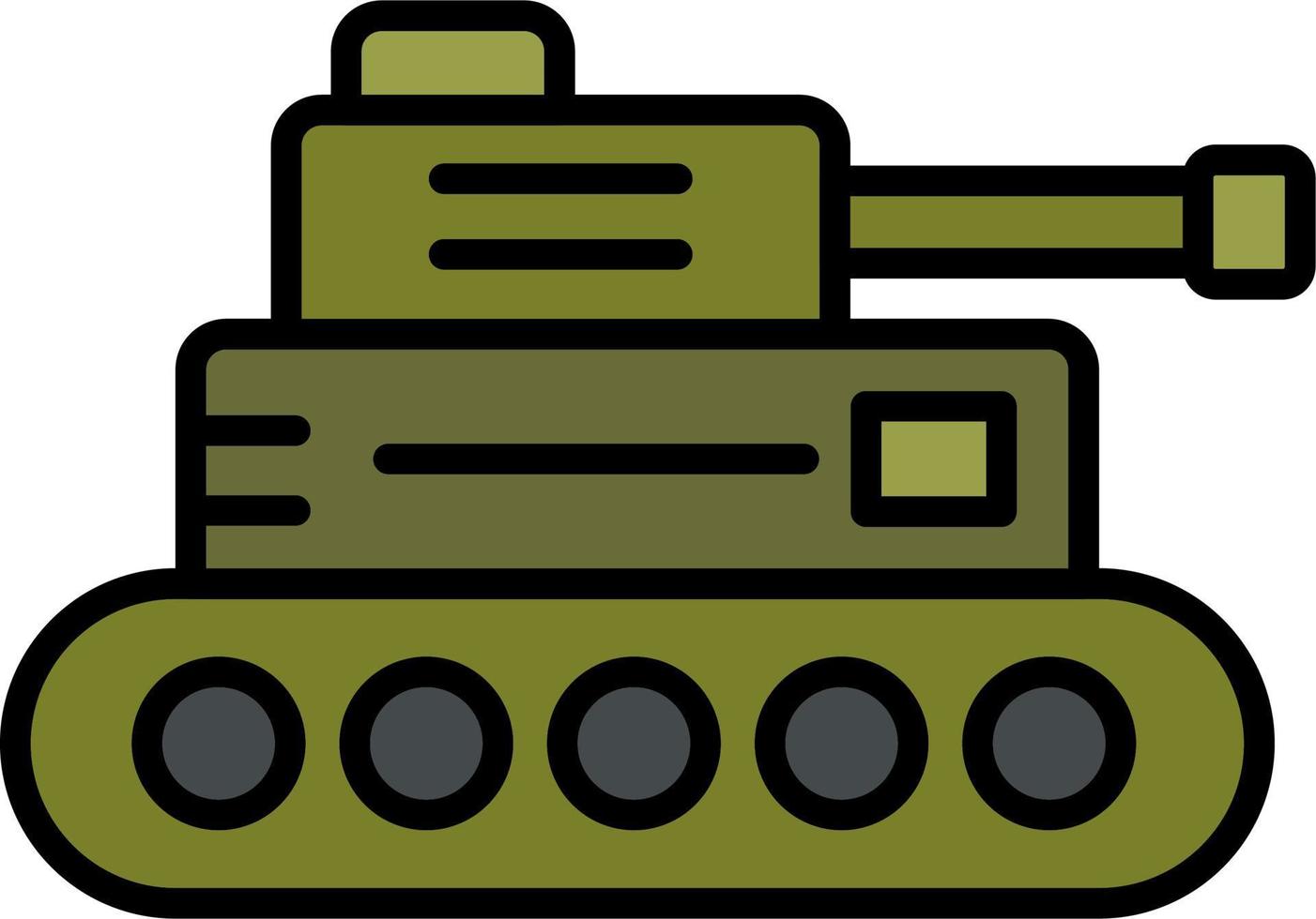 militaire tank vector icon