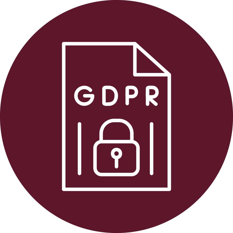 gdpr vector icoon