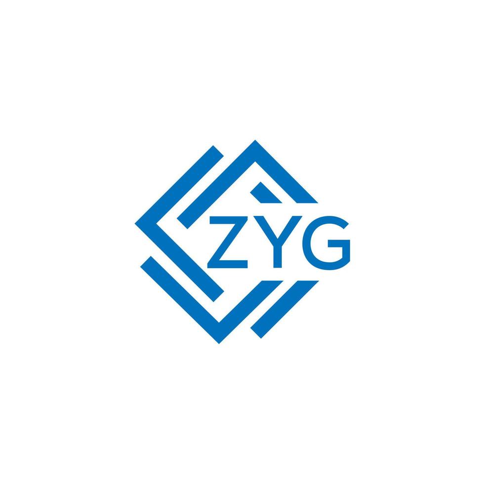 zyg technologie brief logo ontwerp Aan wit achtergrond. zyg creatief initialen technologie brief logo concept. zyg technologie brief ontwerp. vector