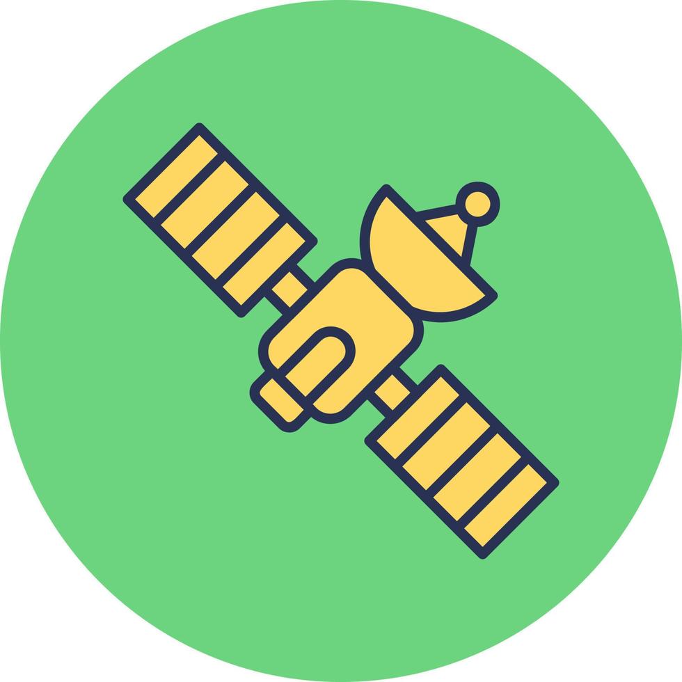 satelliet vector pictogram