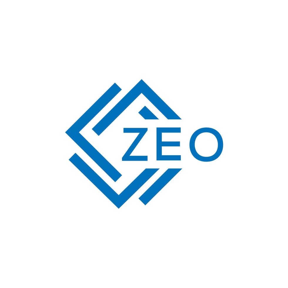 zeo technologie brief logo ontwerp Aan wit achtergrond. zeo creatief initialen technologie brief logo concept. zeo technologie brief ontwerp. vector
