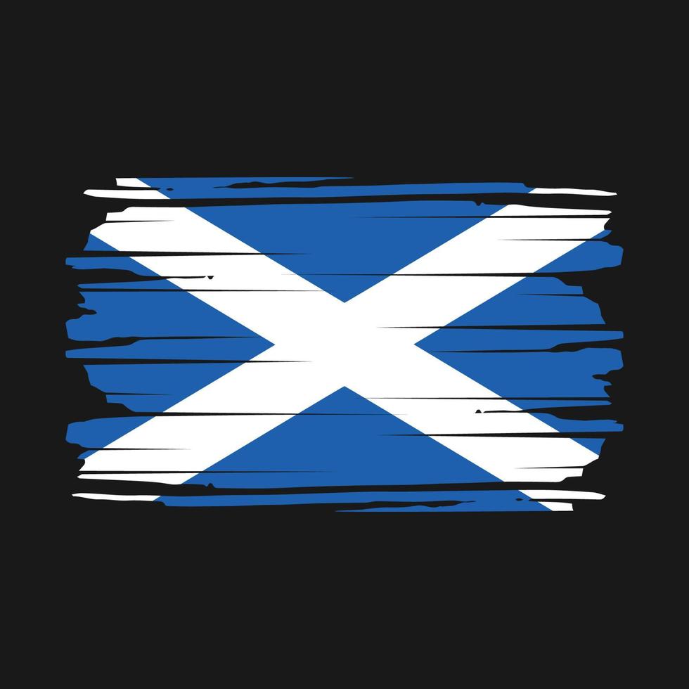 Schotland vlag borstel vector