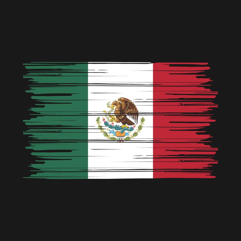 mexicaanse vlagborstel vector