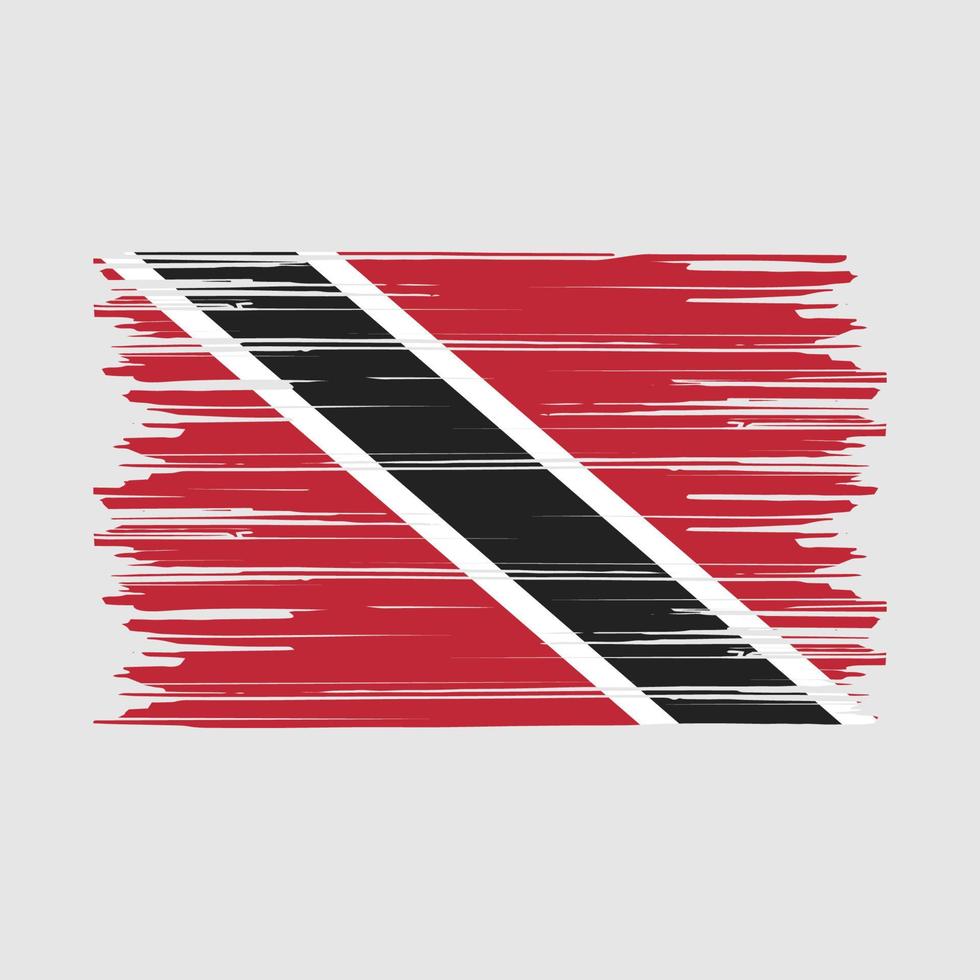 Trinidad vlag borstel vector