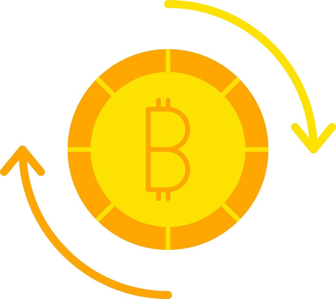 bitcoin uitwisseling vector icoon