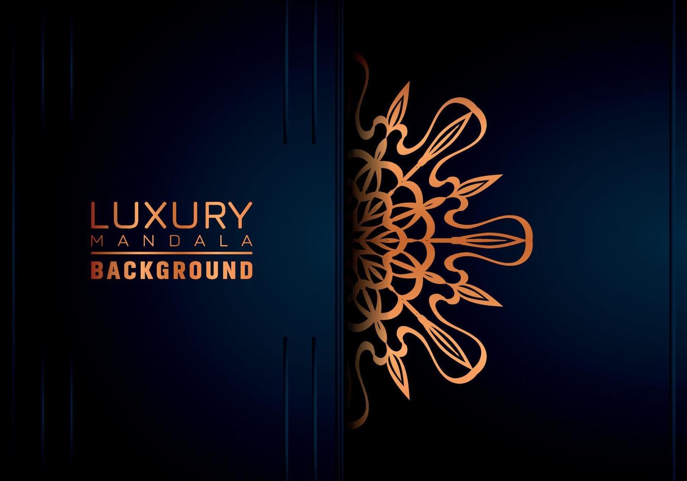 luxe mandala sierontwerp als achtergrond met gouden arabesk patroonstijl. decoratief mandala-ornament voor print, brochure, banner, omslag, poster, uitnodigingskaart. vector