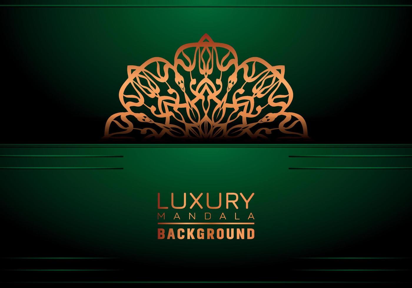 luxe sier- mandala achtergrond, arabesk stijl vector