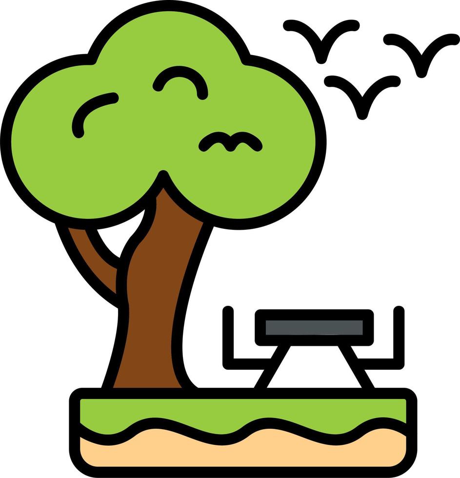 park vector pictogram