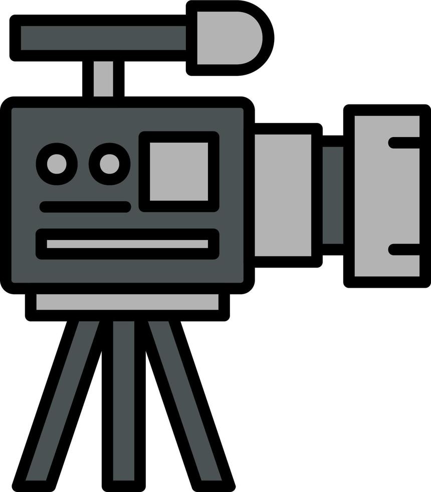 videocamera vector pictogram