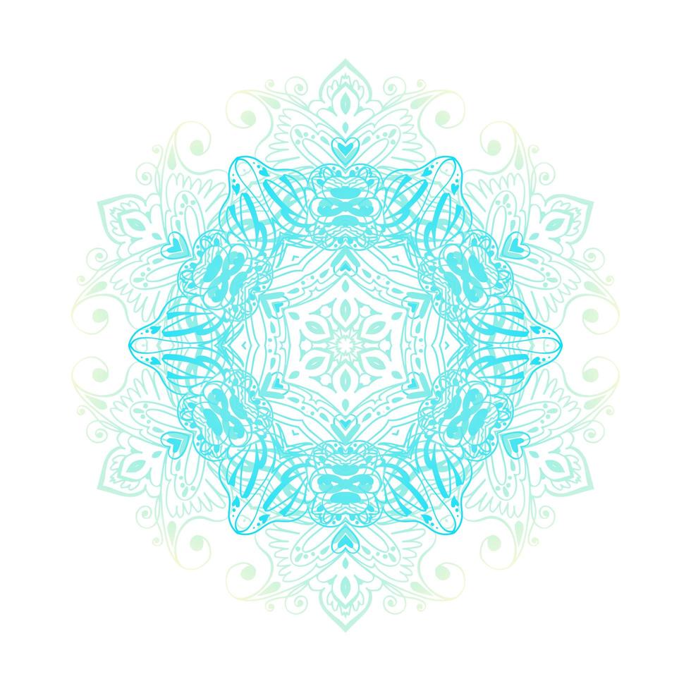 mandala banner, Indiase stijl. vector