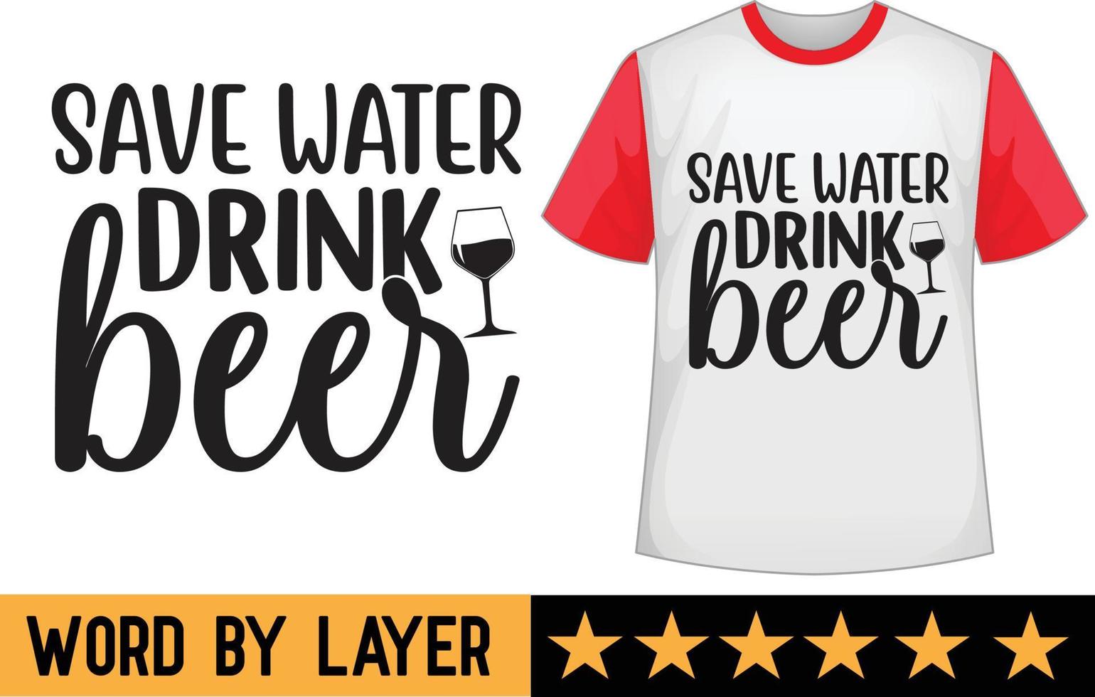 bier SVG t overhemd ontwerp vector