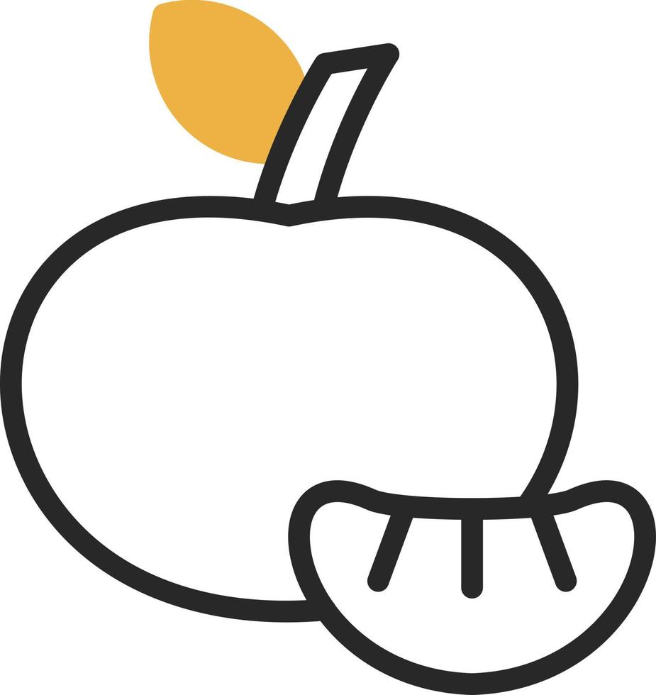 mandarijn vector icoon ontwerp