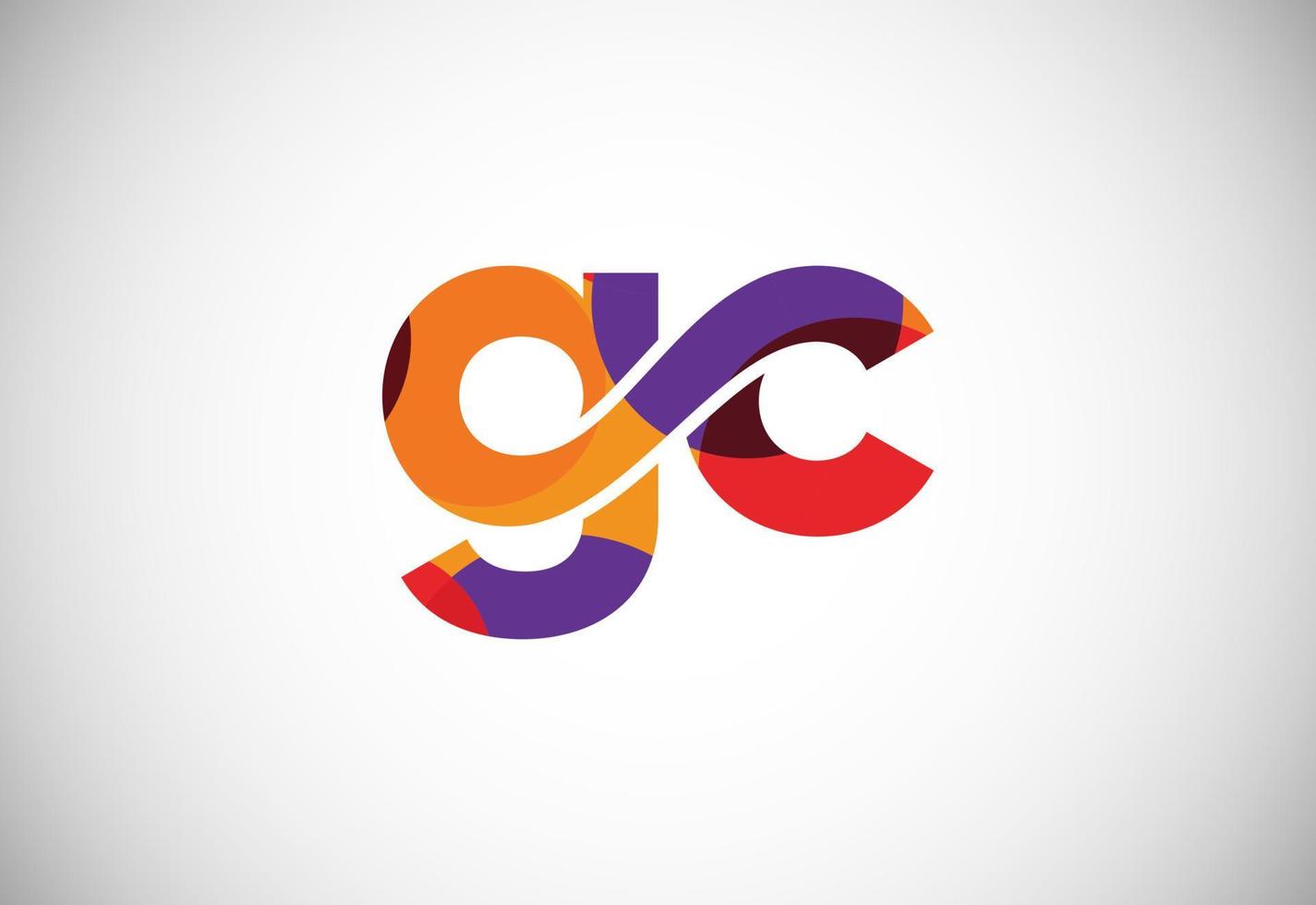 brief g c laag poly logo ontwerp vector sjabloon. grafisch alfabet symbool voor zakelijke bedrijf identiteit