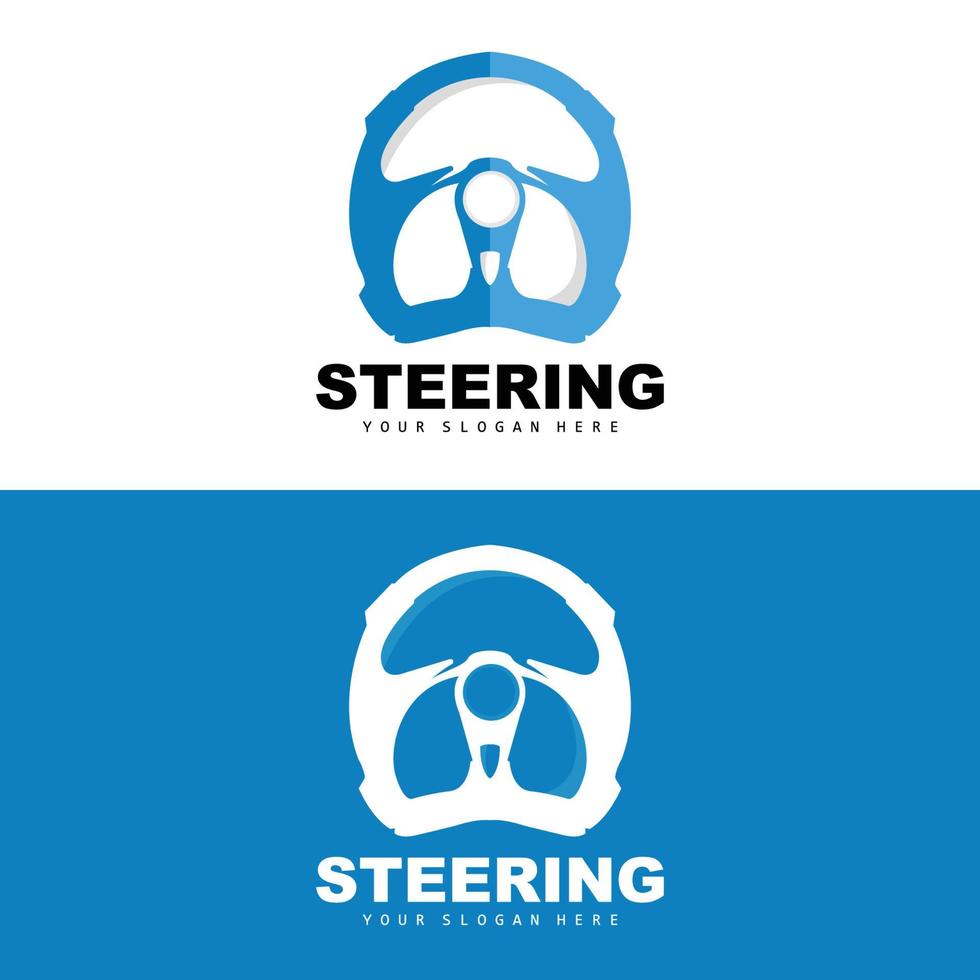 auto stuurinrichting logo, bestuurder vector, vervoer voertuig ontwerp, reparatie, onderhoud, auto garage vector