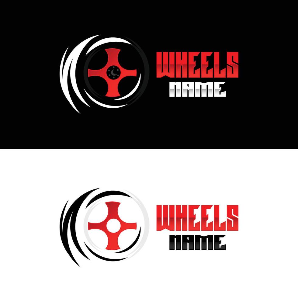 band wiel logo, automotive onderdelen vector, onderhoud werkplaats ontwerp, garage, auto, voertuig, modern gemakkelijk wiel icoon vector