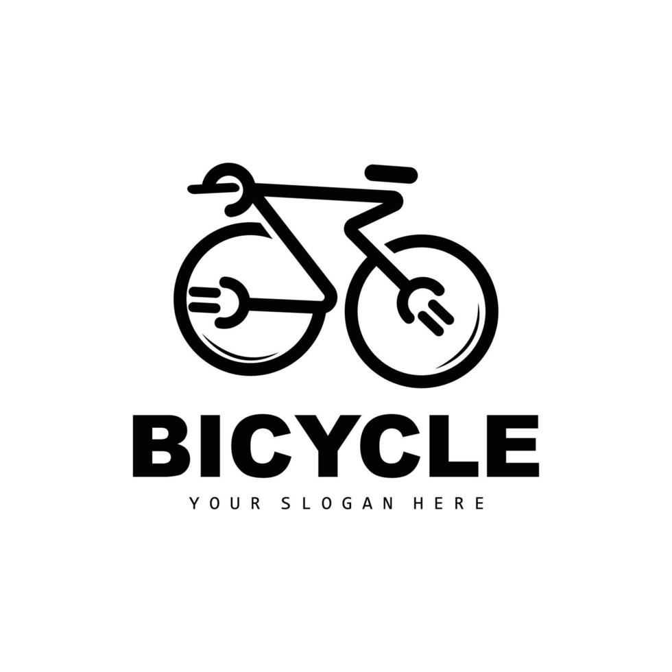 elektrisch fiets logo, voertuig ontwerp, sport fiets vector, fiets sjabloon icoon illustratie vector