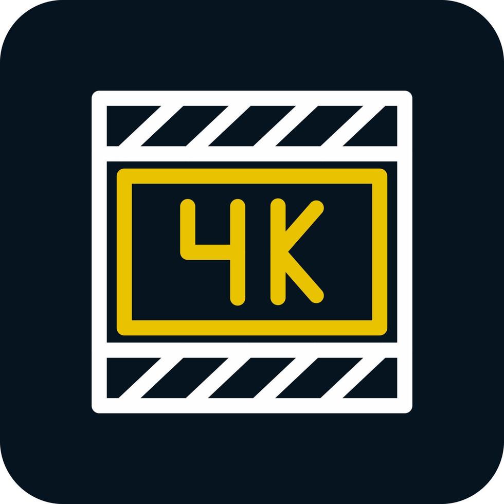 4k film vector icoon ontwerp