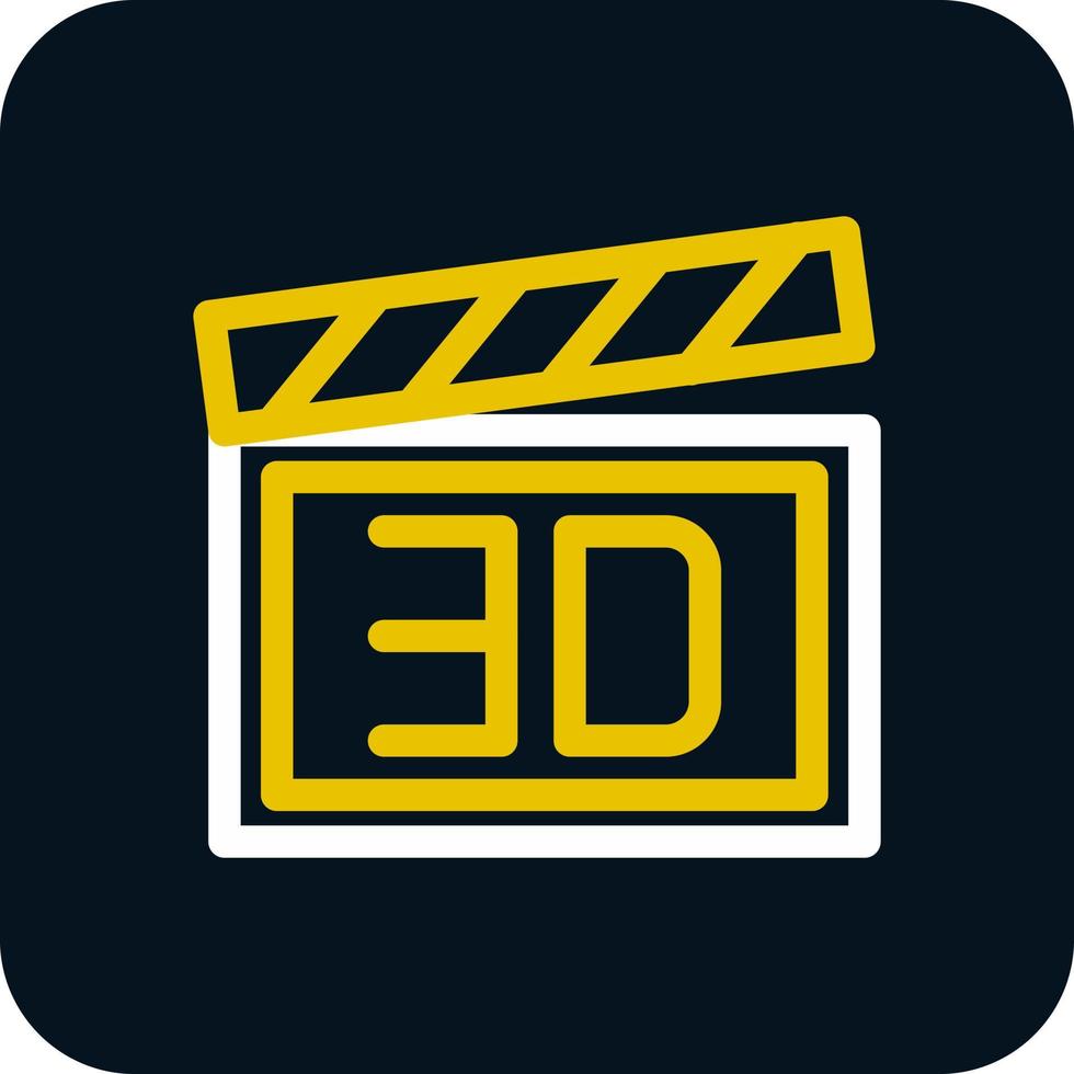 3d film vector icoon ontwerp