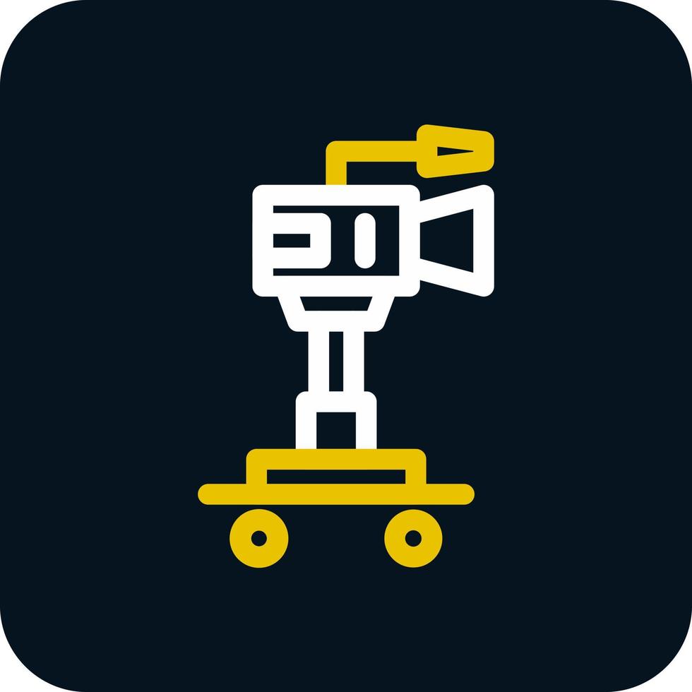 camera dolly vector icoon ontwerp