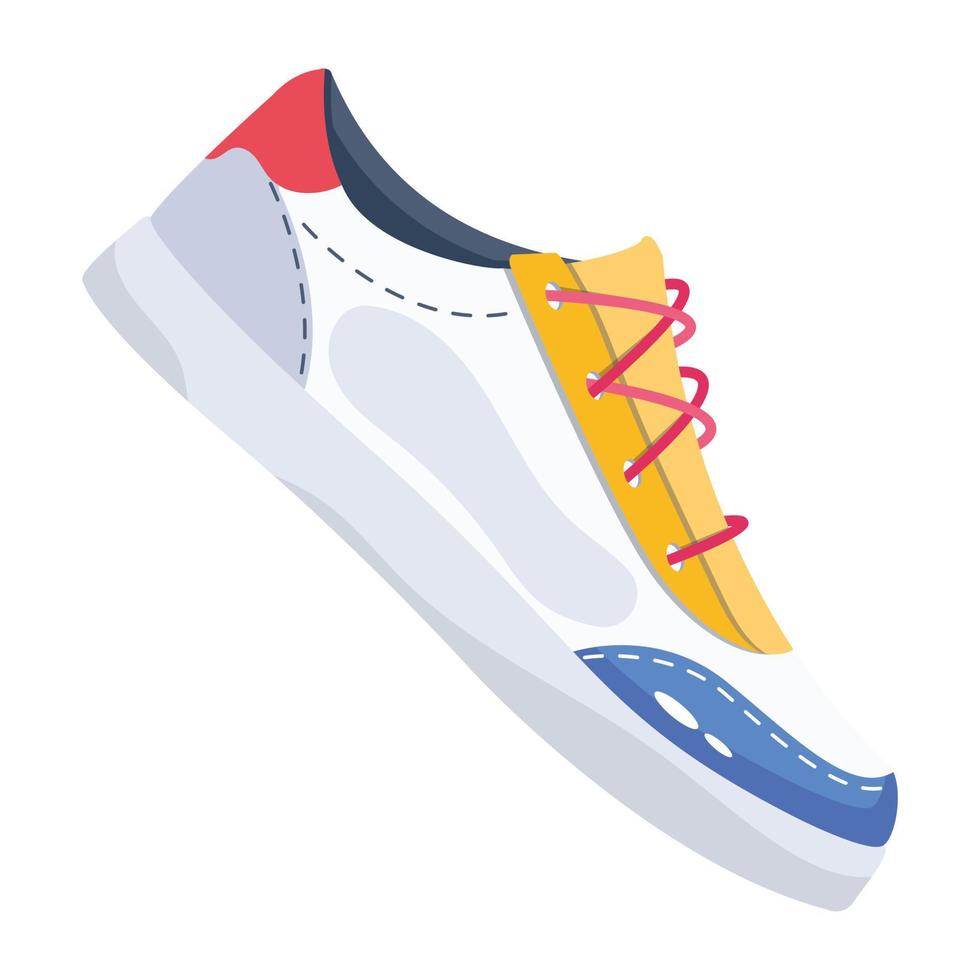 modieus gewoontjes sneaker vector