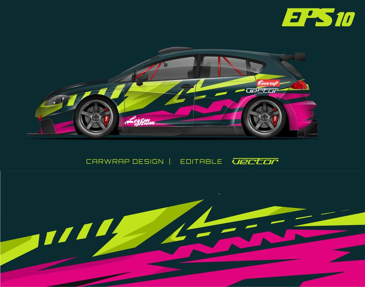 auto omhulsel ontwerp met abstract textuur.racen achtergrond ontwerpen voor ras auto, avontuur voertuig. vector