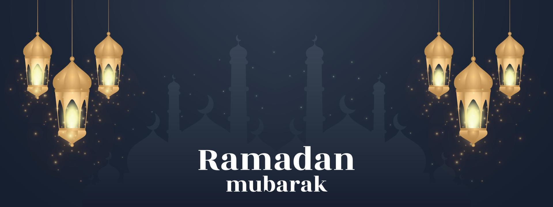 eid mubarak vector illustratie met luxe ontwerp. helling eid mubarak achtergrond met ster en maan. Islamitisch licht ontwerp.