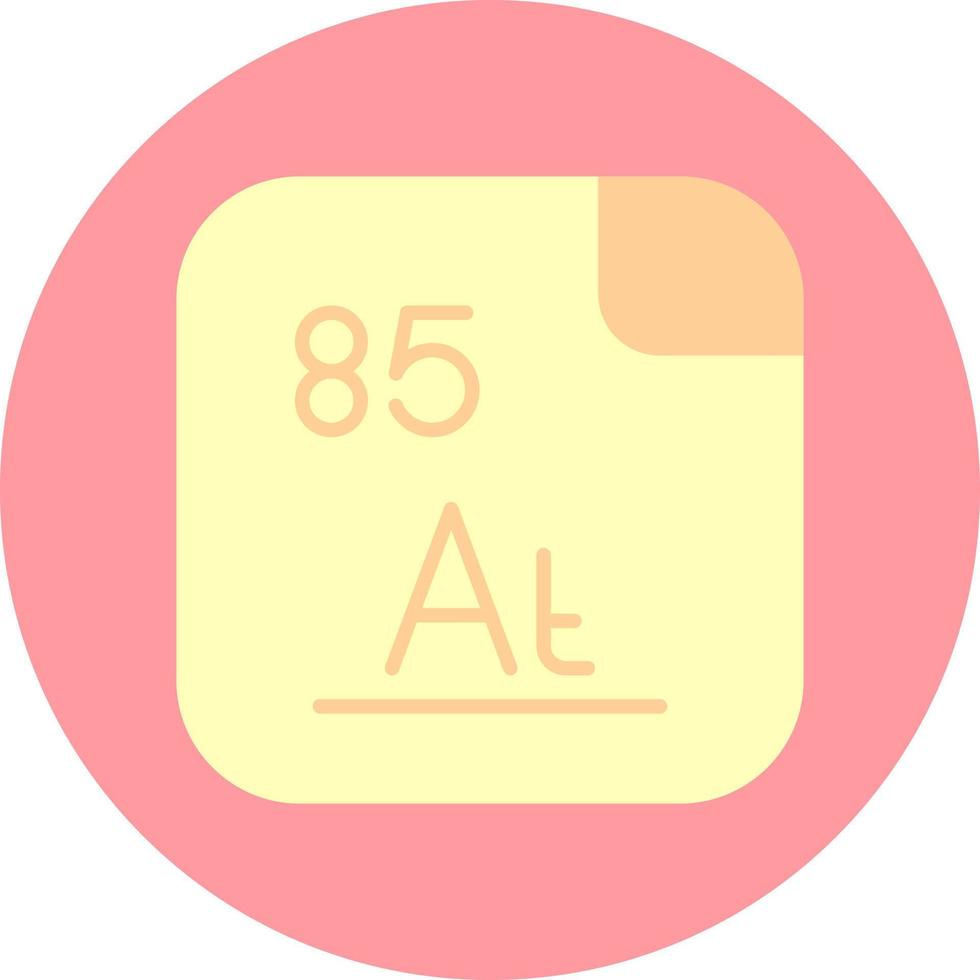 astatine vector icoon