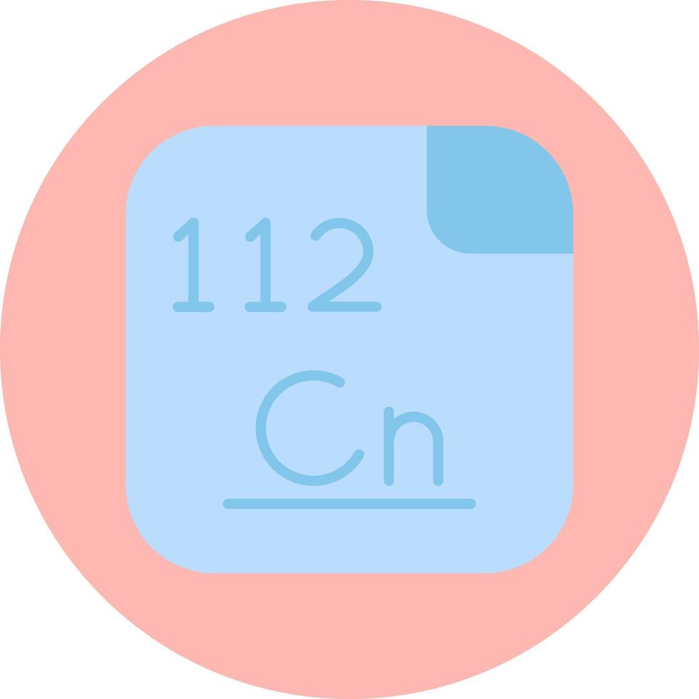 copernicium vector icoon