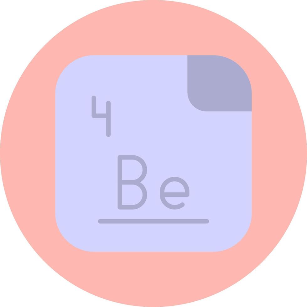 beryllium vector icoon