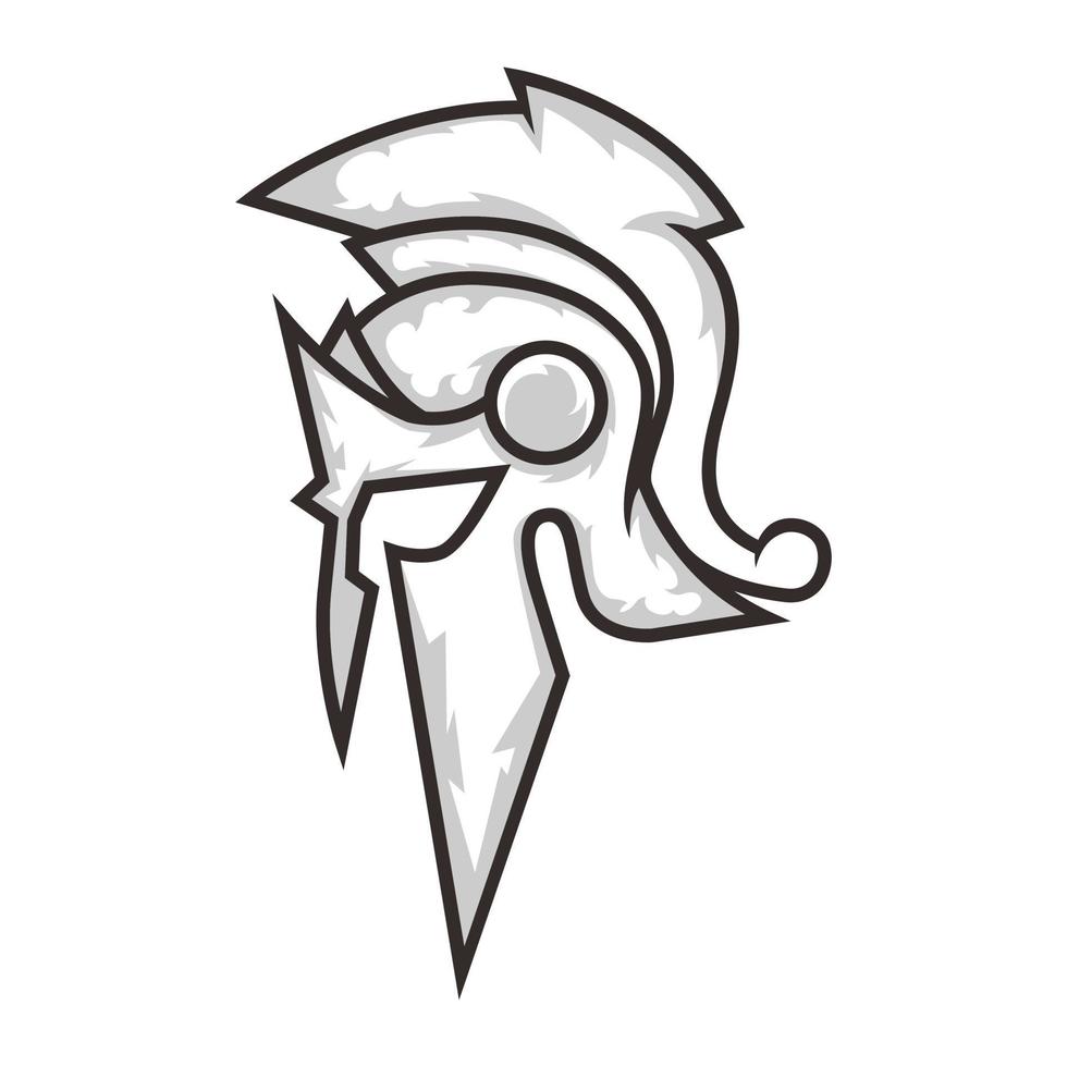 spartaans logo ontwerp vector