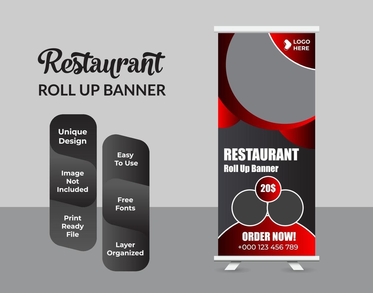 roll-up banner ontwerpsjabloon moderne x-banner vector