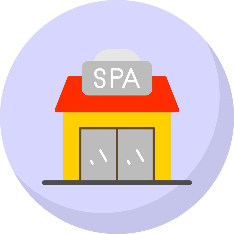 spa centrum vector icoon ontwerp