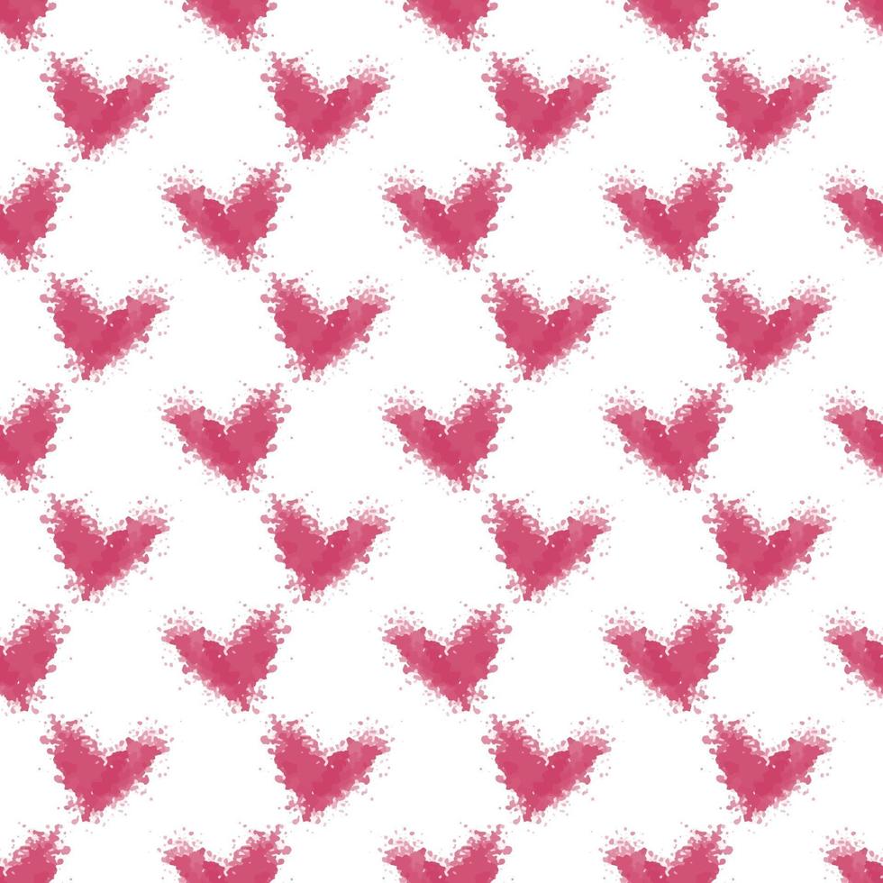 naadloze roze hartvorm van de achtergrond van het nevelpatroon vector
