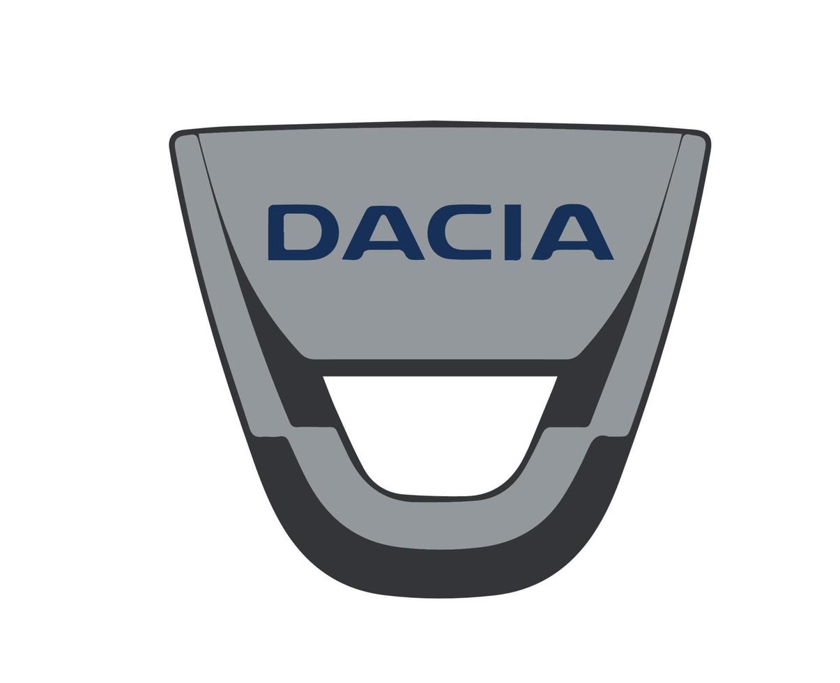 dacia merk logo auto symbool ontwerp Roemeense auto- vector illustratie