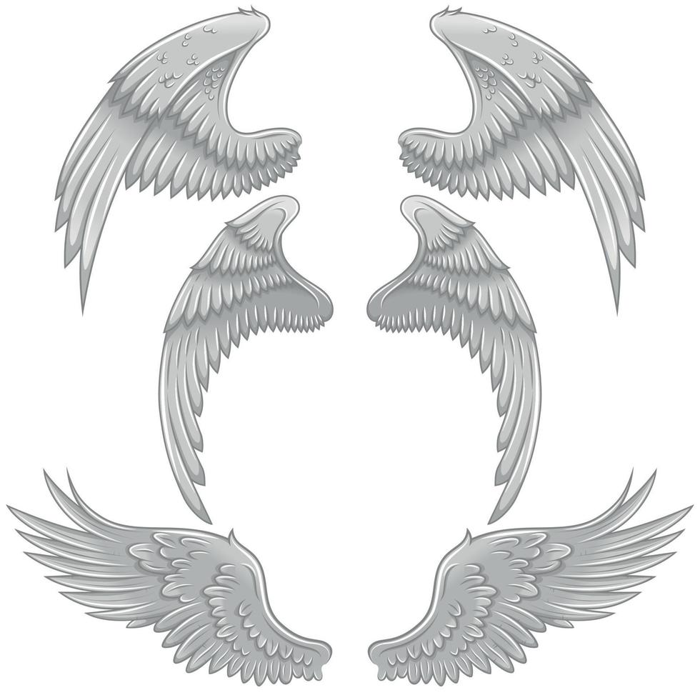 engel Vleugels vector ontwerp