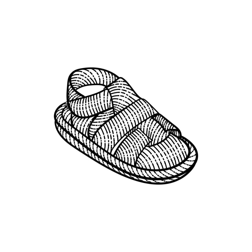 schoenen baby schattig wijnoogst stijl ontwerp vector