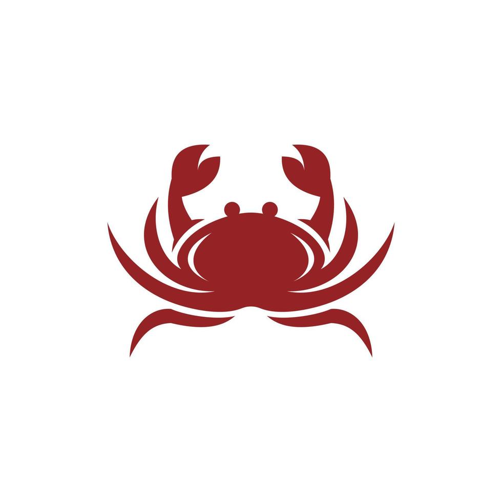gemakkelijk krab dier illustratie creatief logo vector