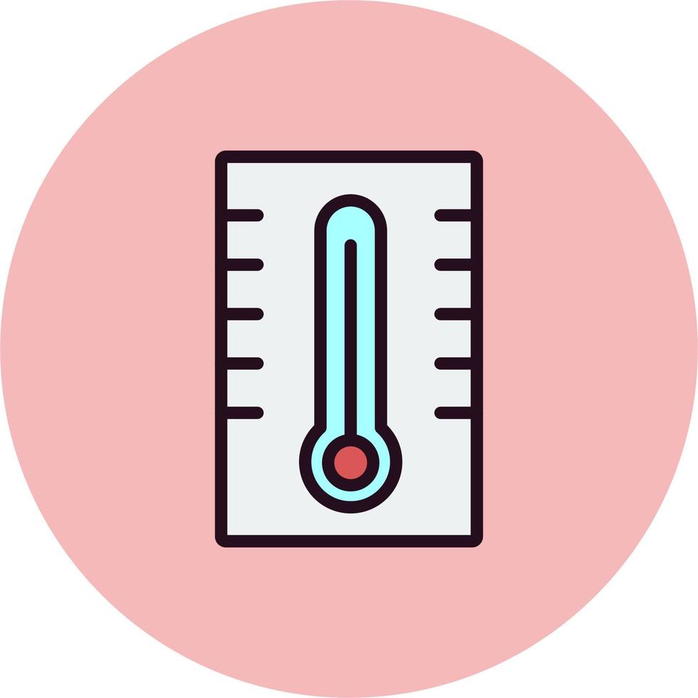 thermometer vector pictogram