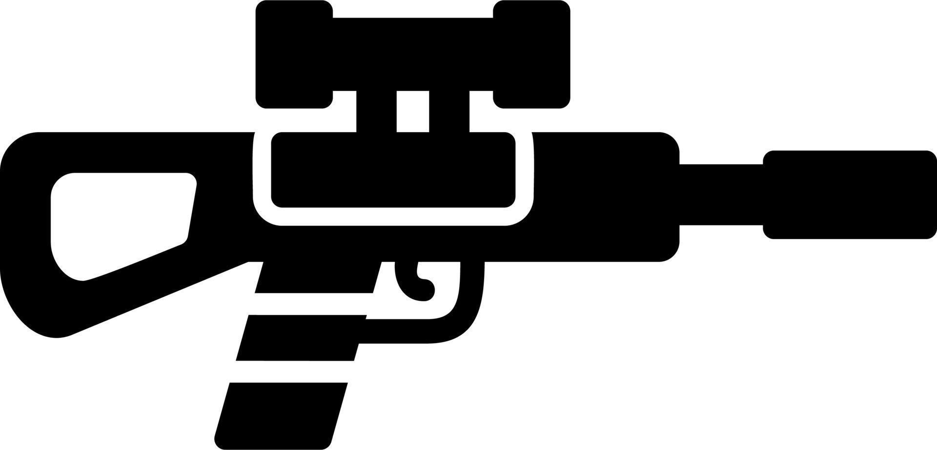 sniper rifle vector icon