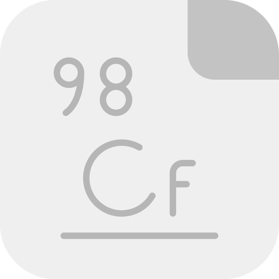 californium vector icoon