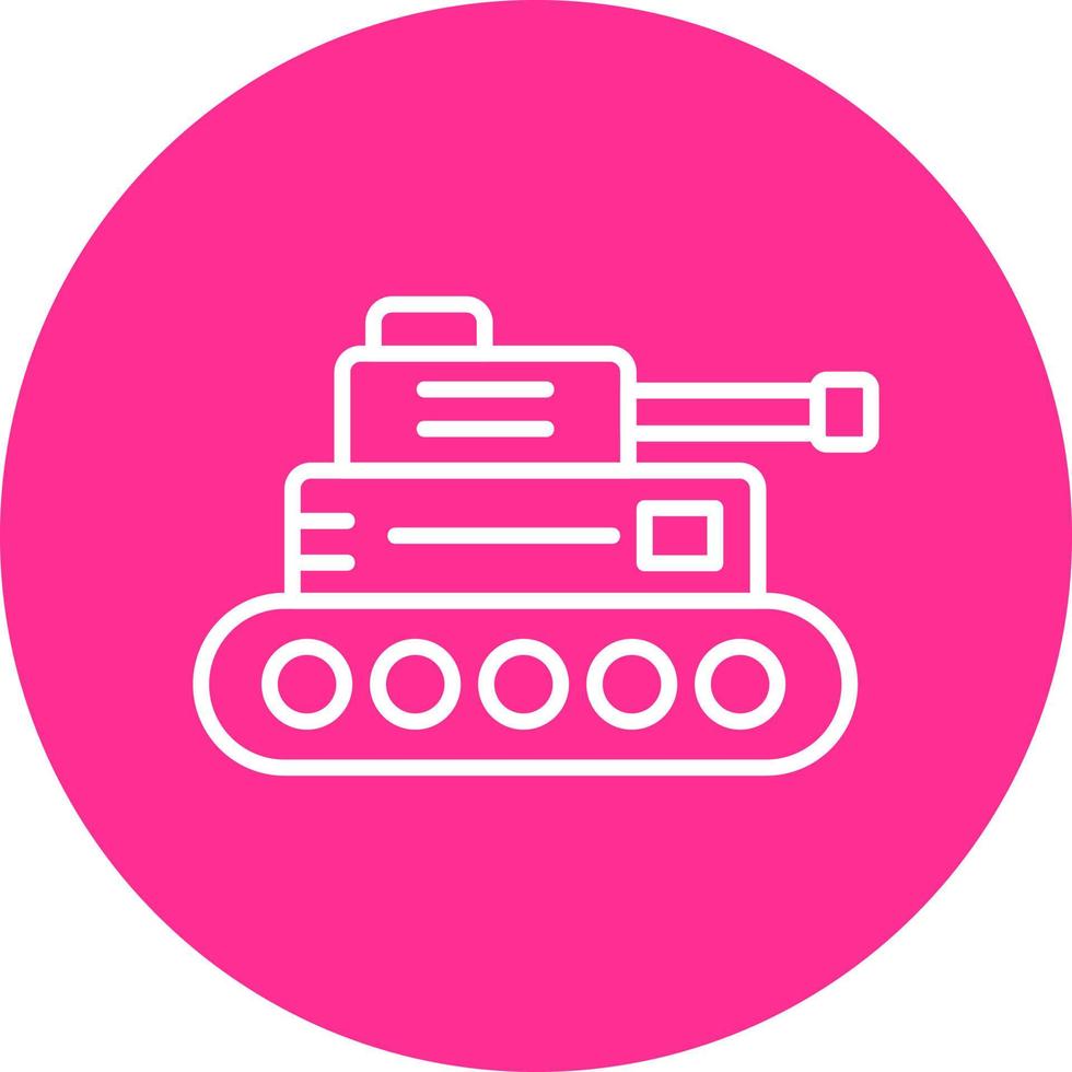 militaire tank vector icon