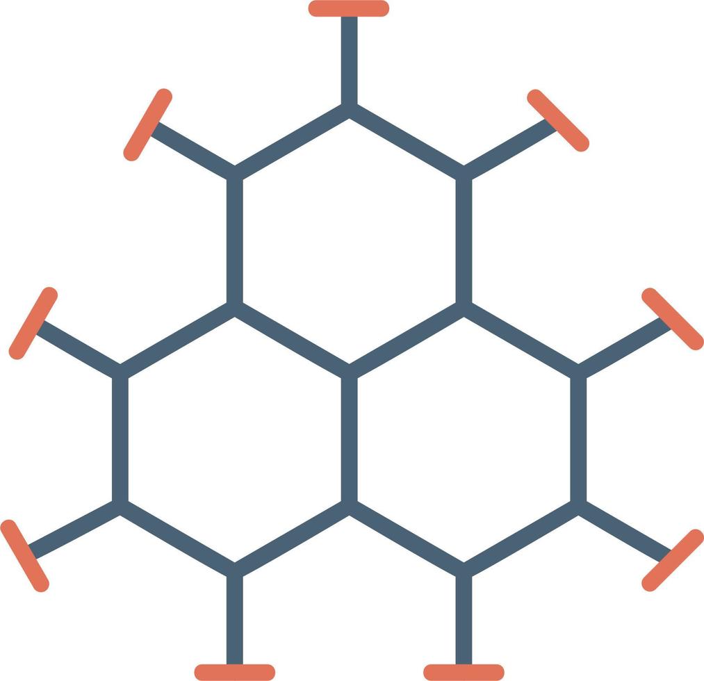 molecuul vector pictogram