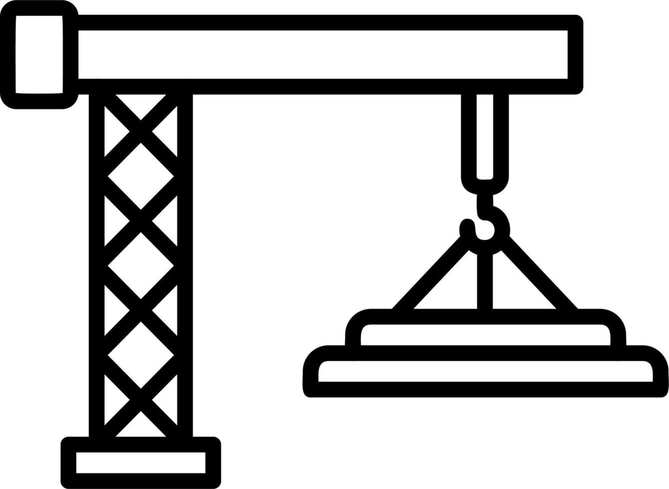 kraan vector pictogram