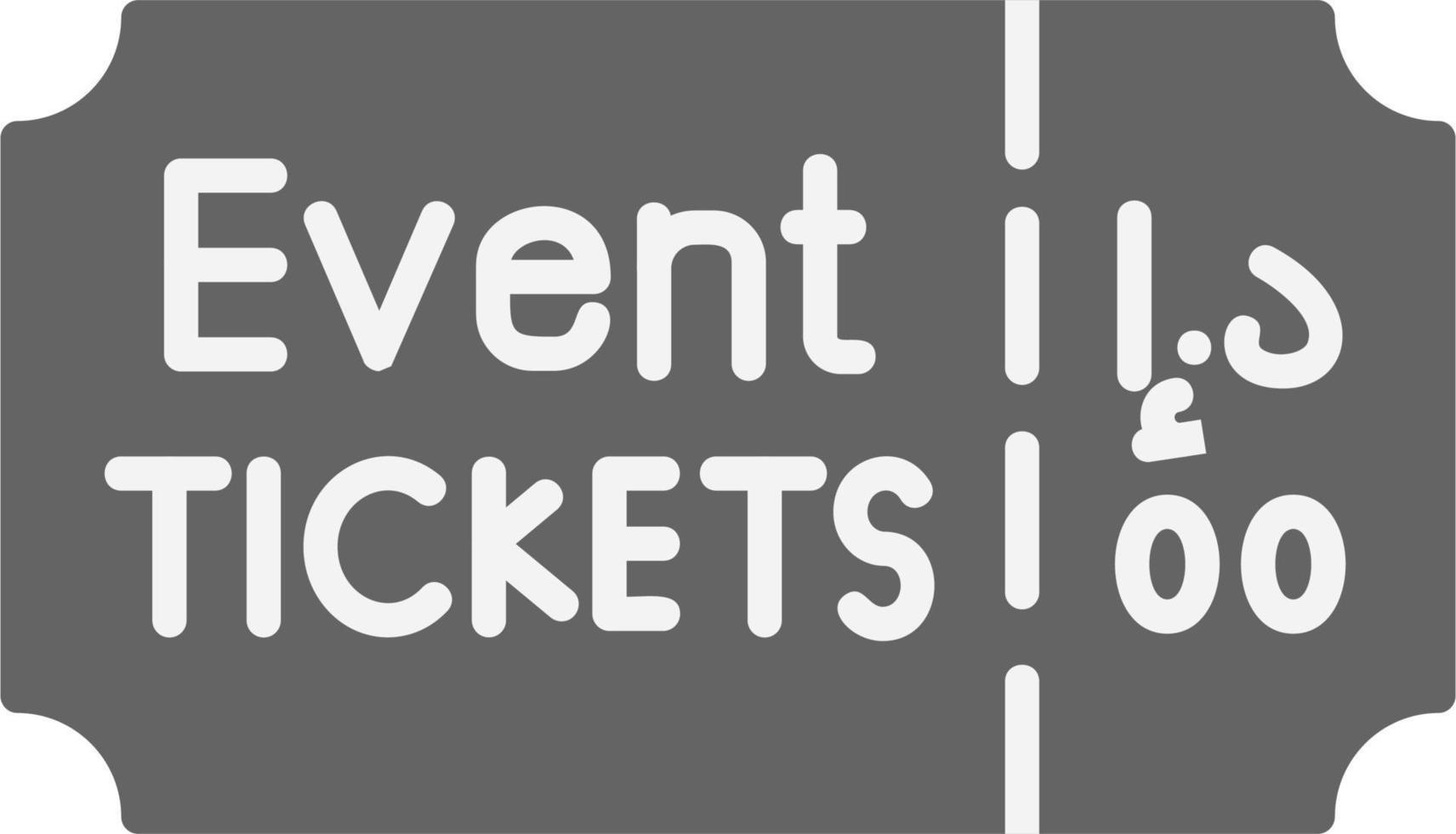 evenement ticket vector icoon