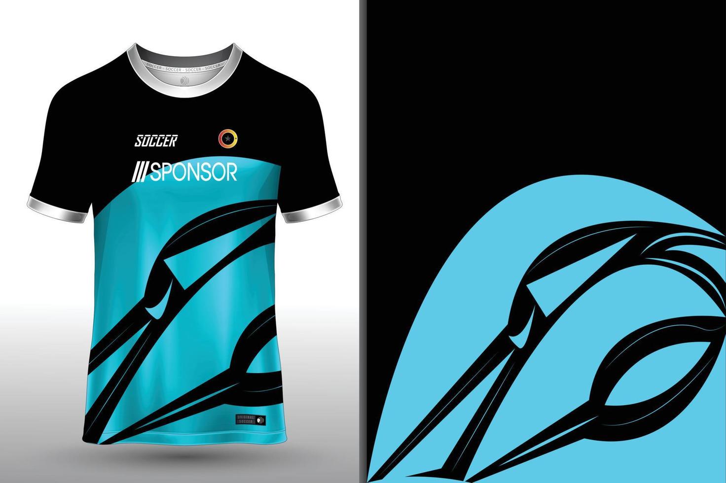 voetbal Jersey sjabloon sport t overhemd ontwerp vector