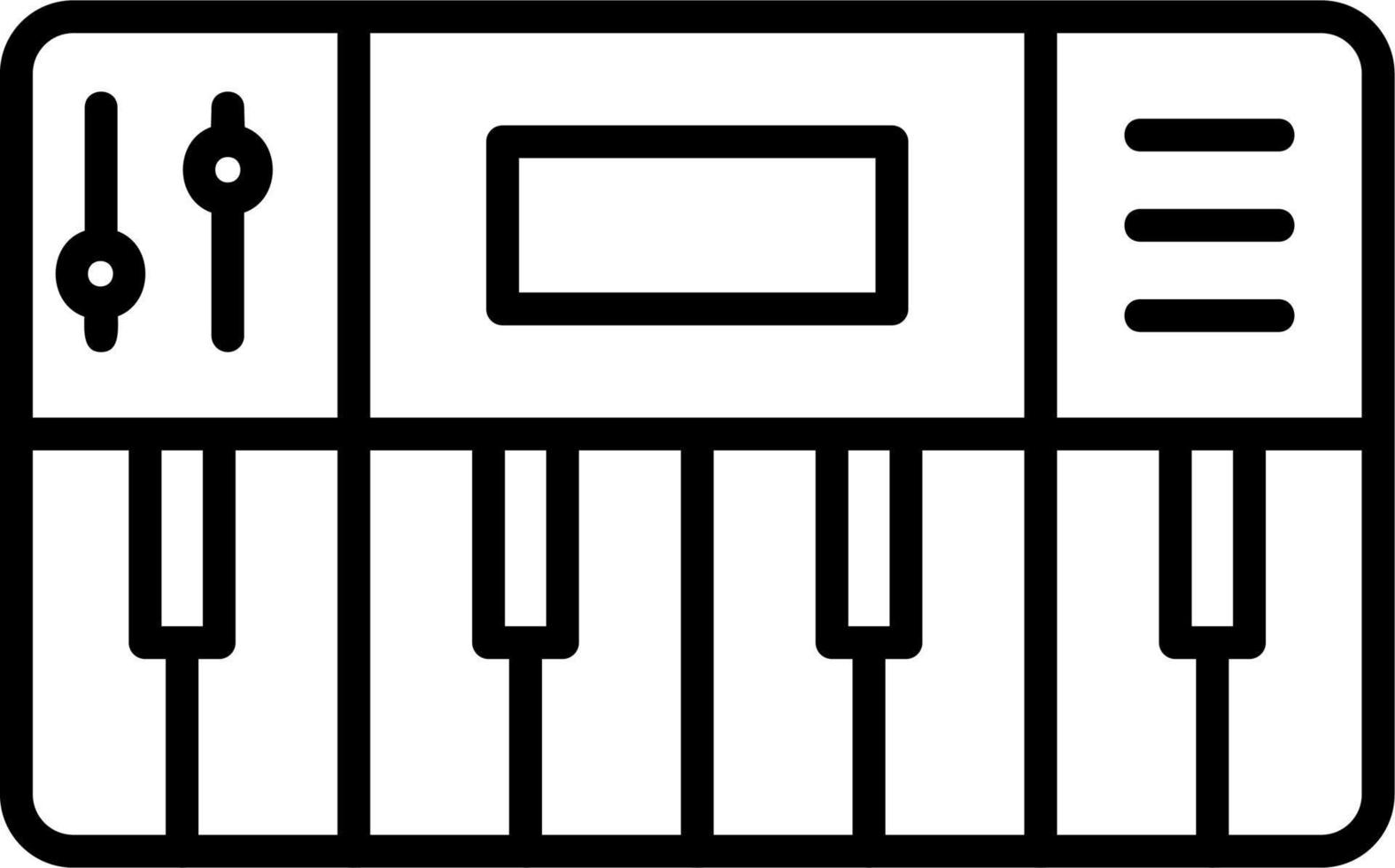 synthesizer vector icoon