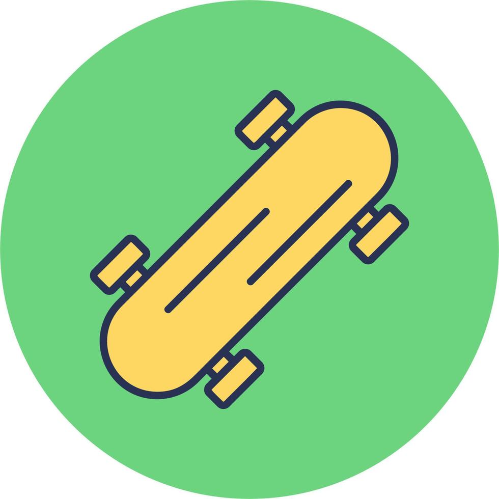 skateboard vector pictogram