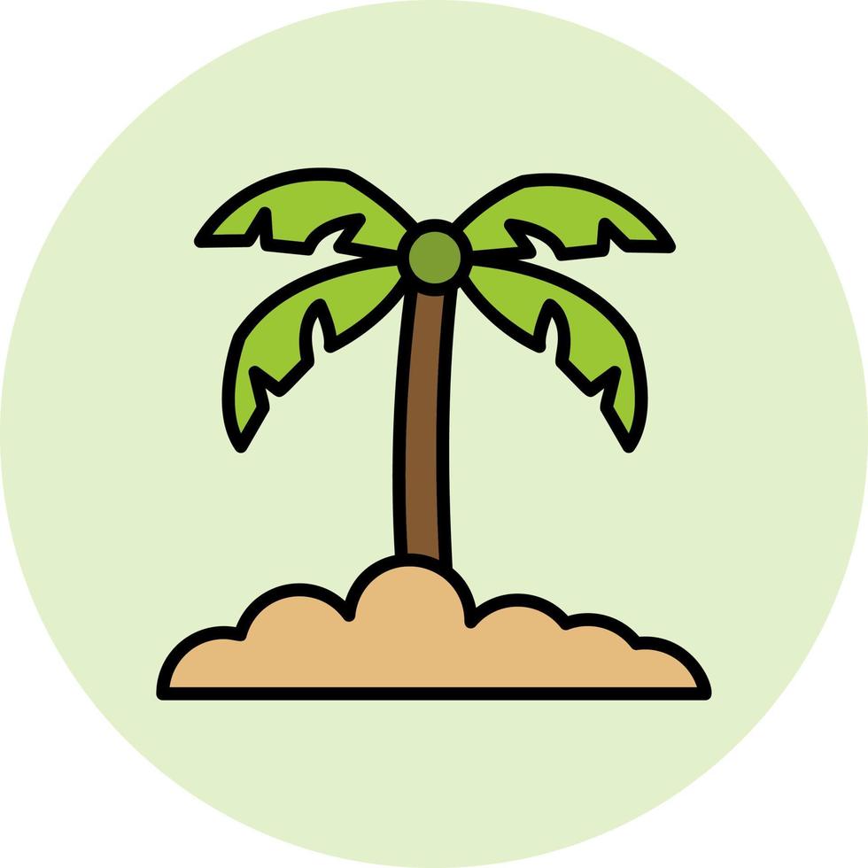 palm blad vector icoon