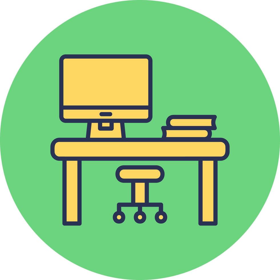 bureau vector pictogram